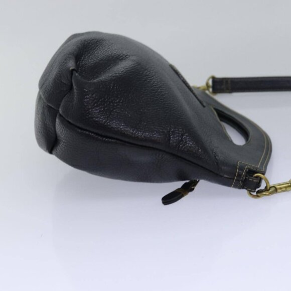 GIVENCHY Hand Bag Leather 2way Black Auth bs15483 - Picture 4 of 16